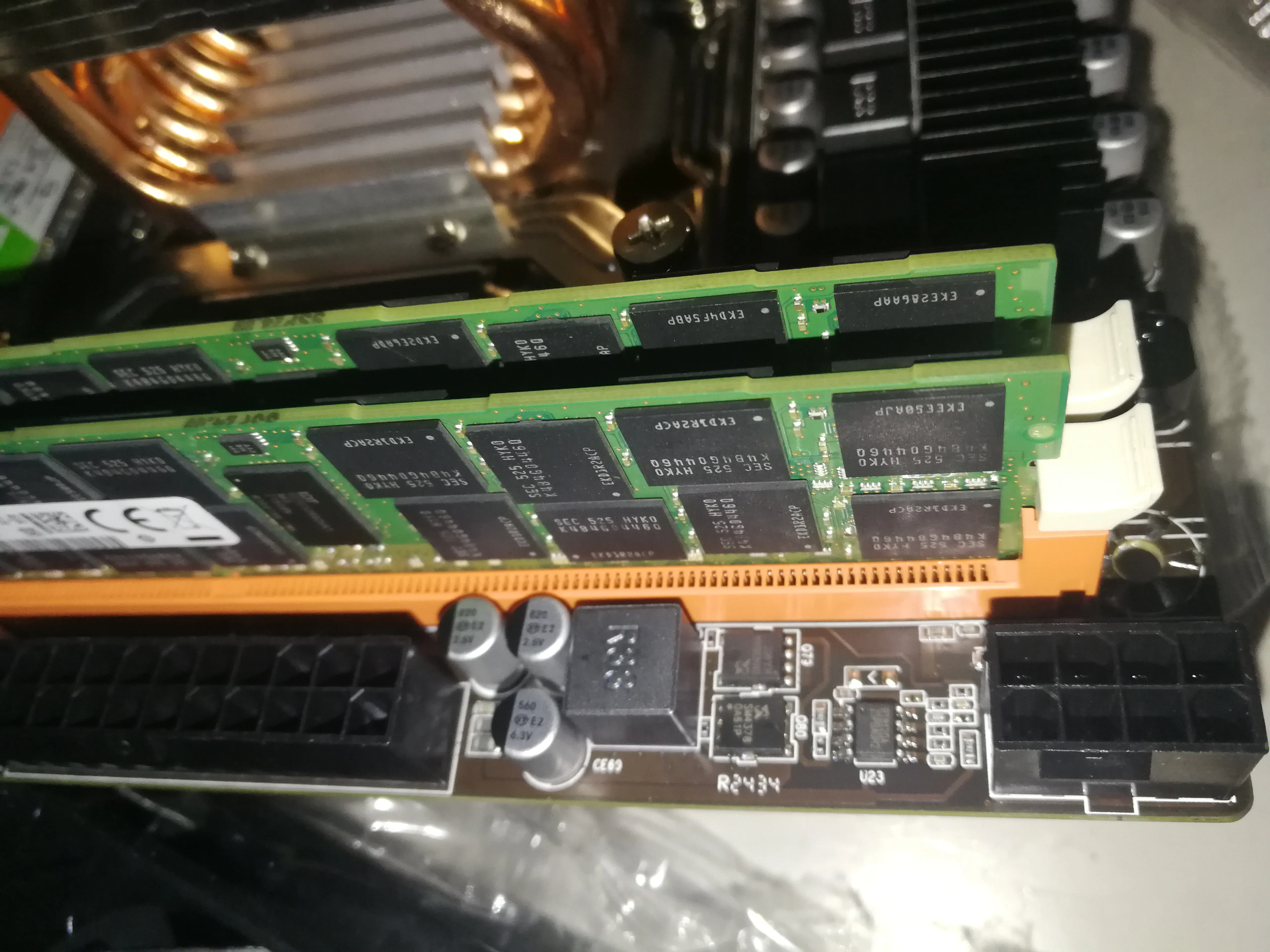 Close-up of memory stick