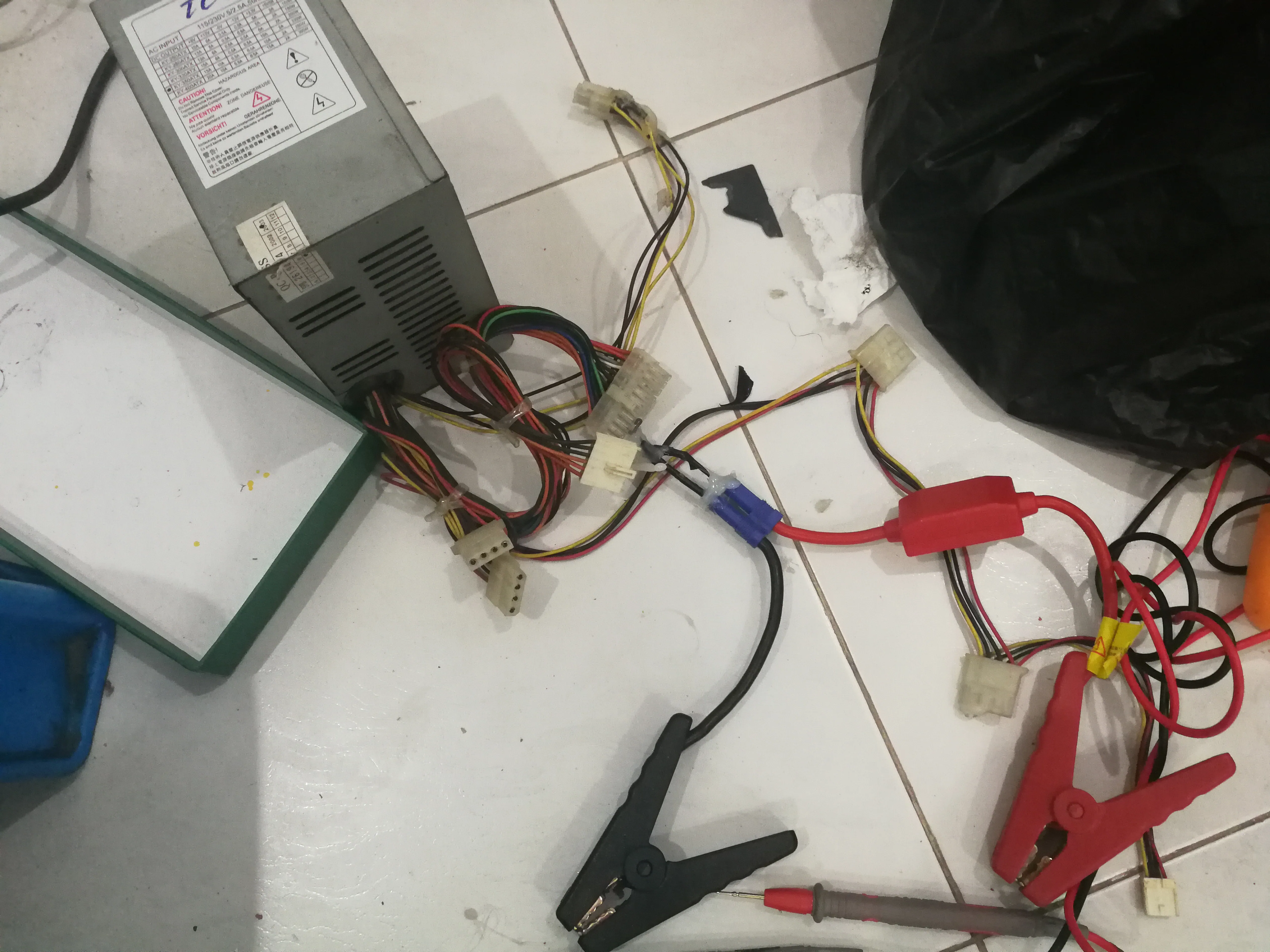 Convert an old computer power supply to a charger