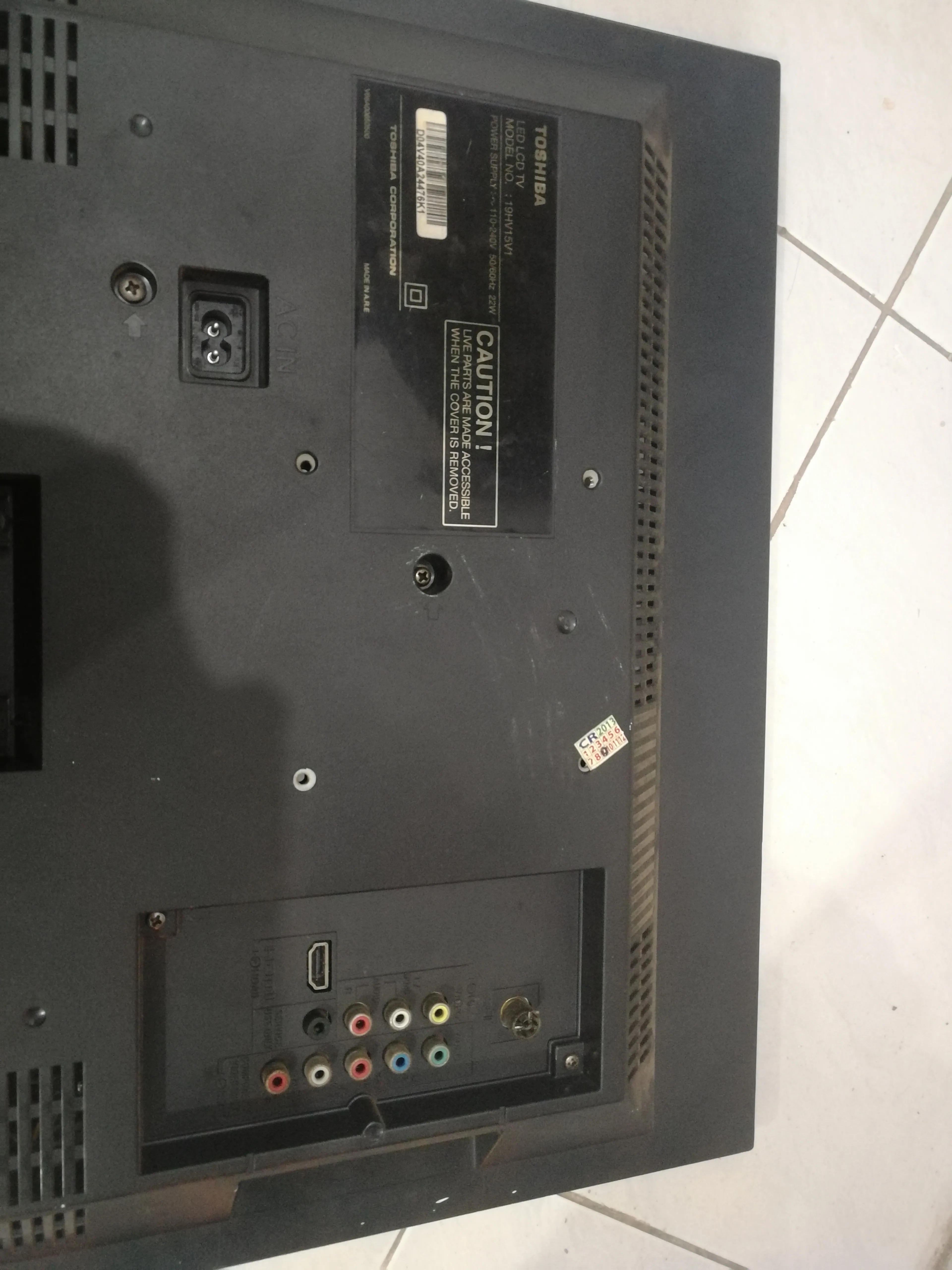It is a Toshiba TV with LED backlight
