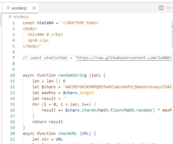 Short Link Edit Interface