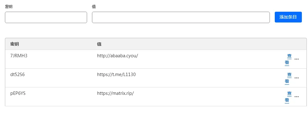 Short Link Repository