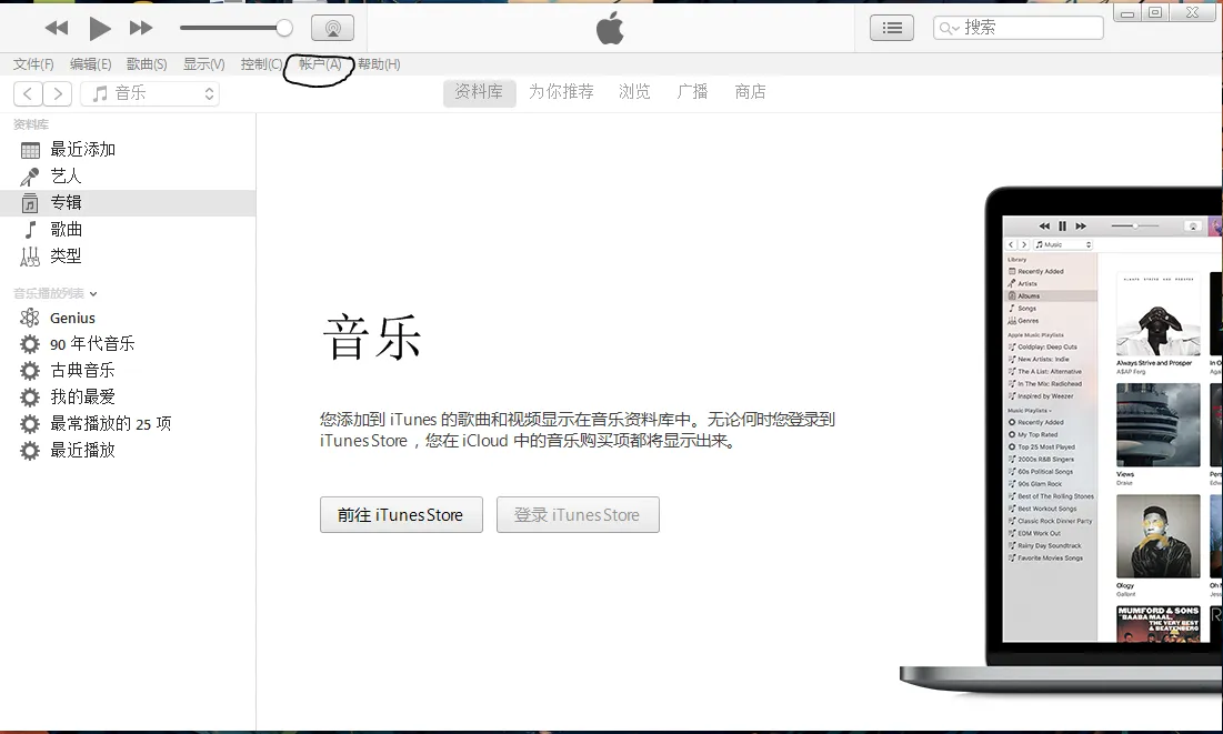 Login interface