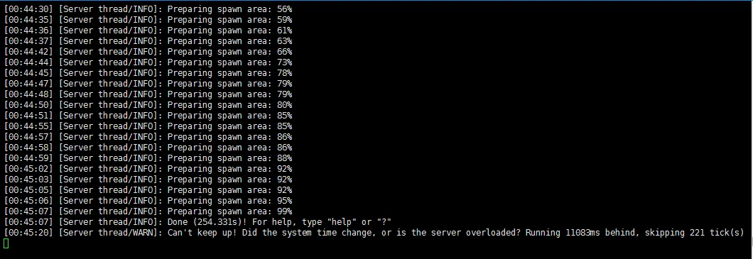 Running Server